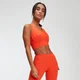 Power Longline Sports Bra - Orange Flamme