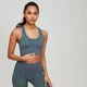 Brassière De Sport Mp Zèbre Seamless Pour Femme - Ardoise / Stargazer