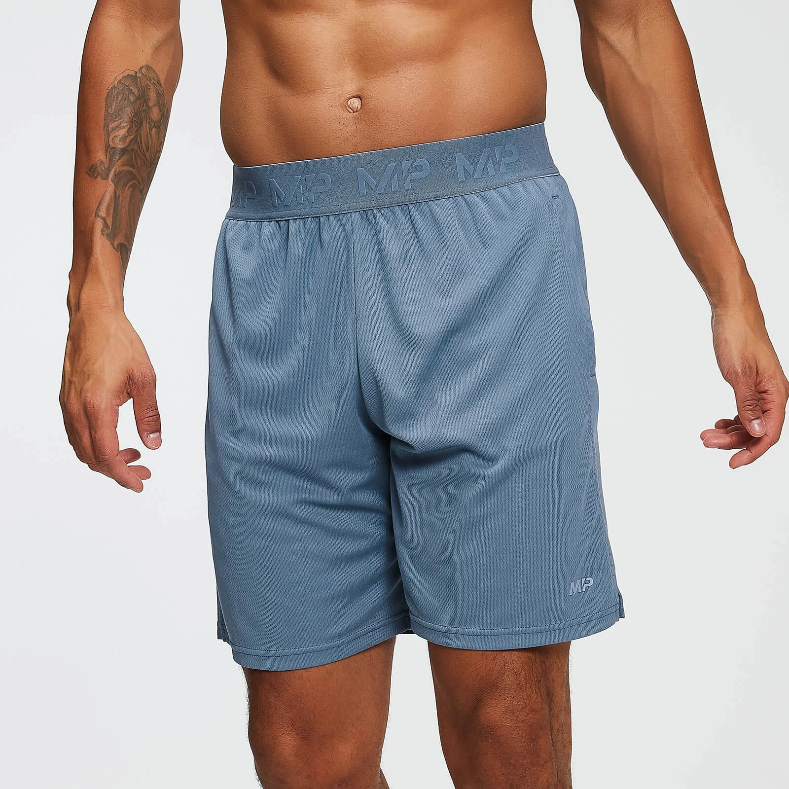 MP Men's Essentials Training Shorts - Washed Blue - XSImage1