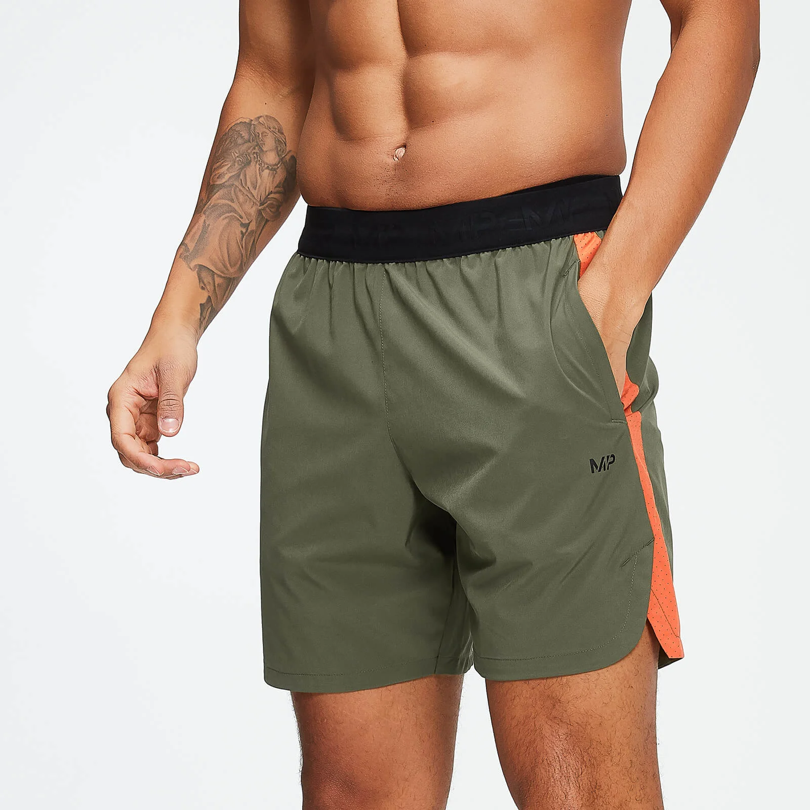 Short d'entraînement 17cm - Vert Armée - XSImage1