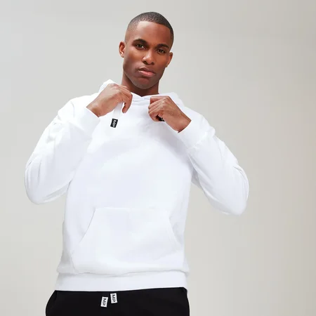Sweat à capuche à rayures MP Rest Day pour homme - Blanc