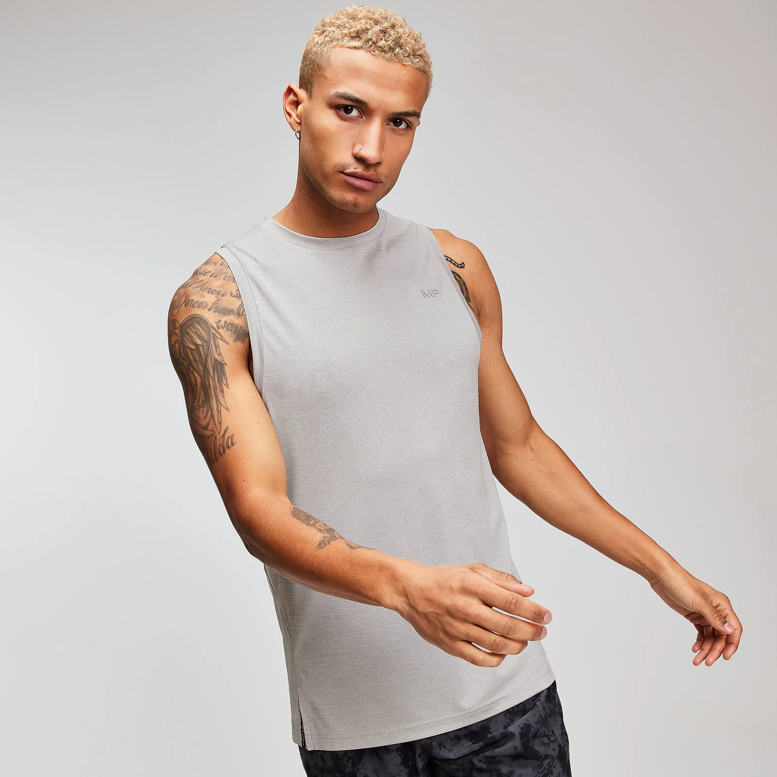 Débardeur d'entraînement MP pour homme - Chrome-Marl - XSImage1