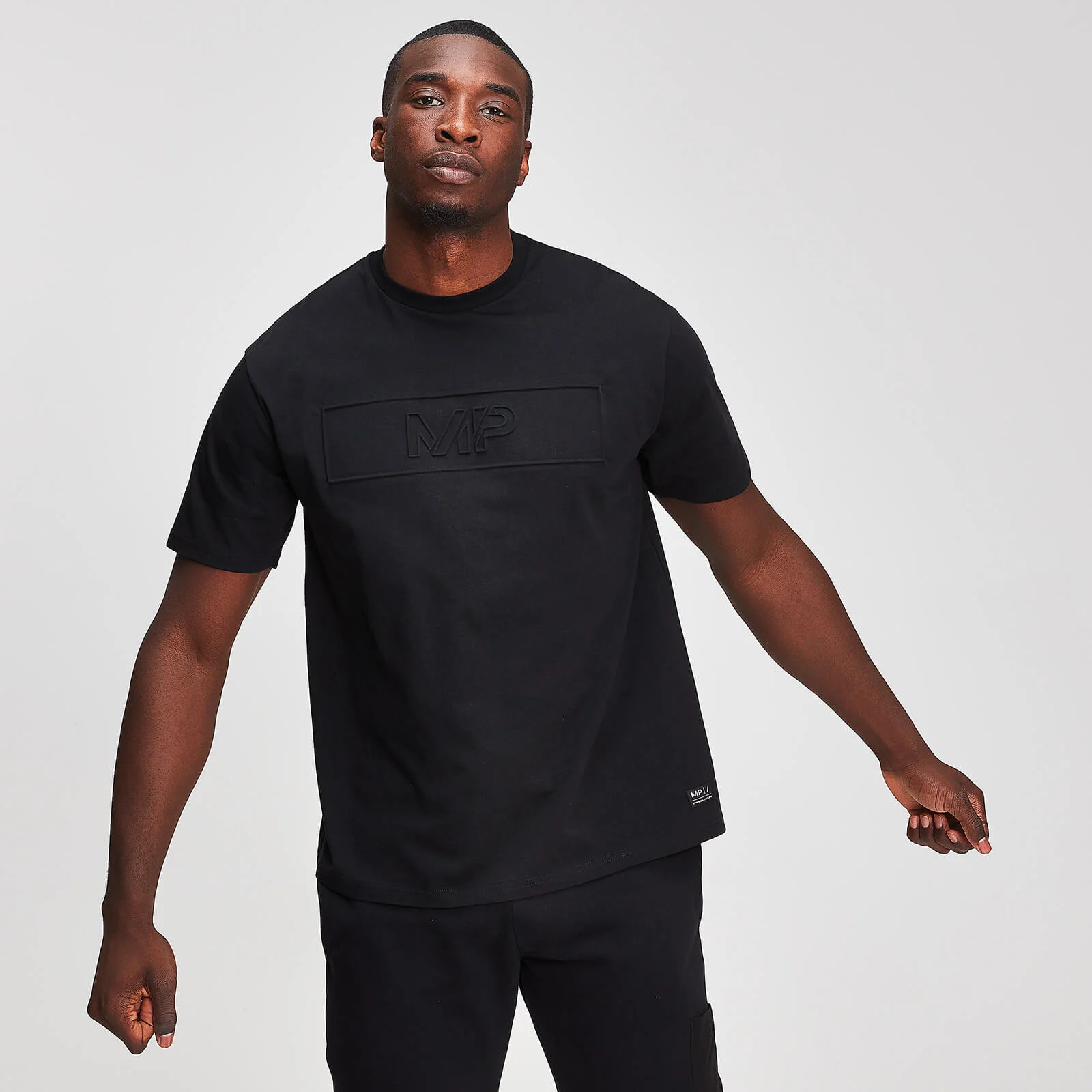 T-shirt en relief Myprotein Graphic pour homme - Noir - XSImage1