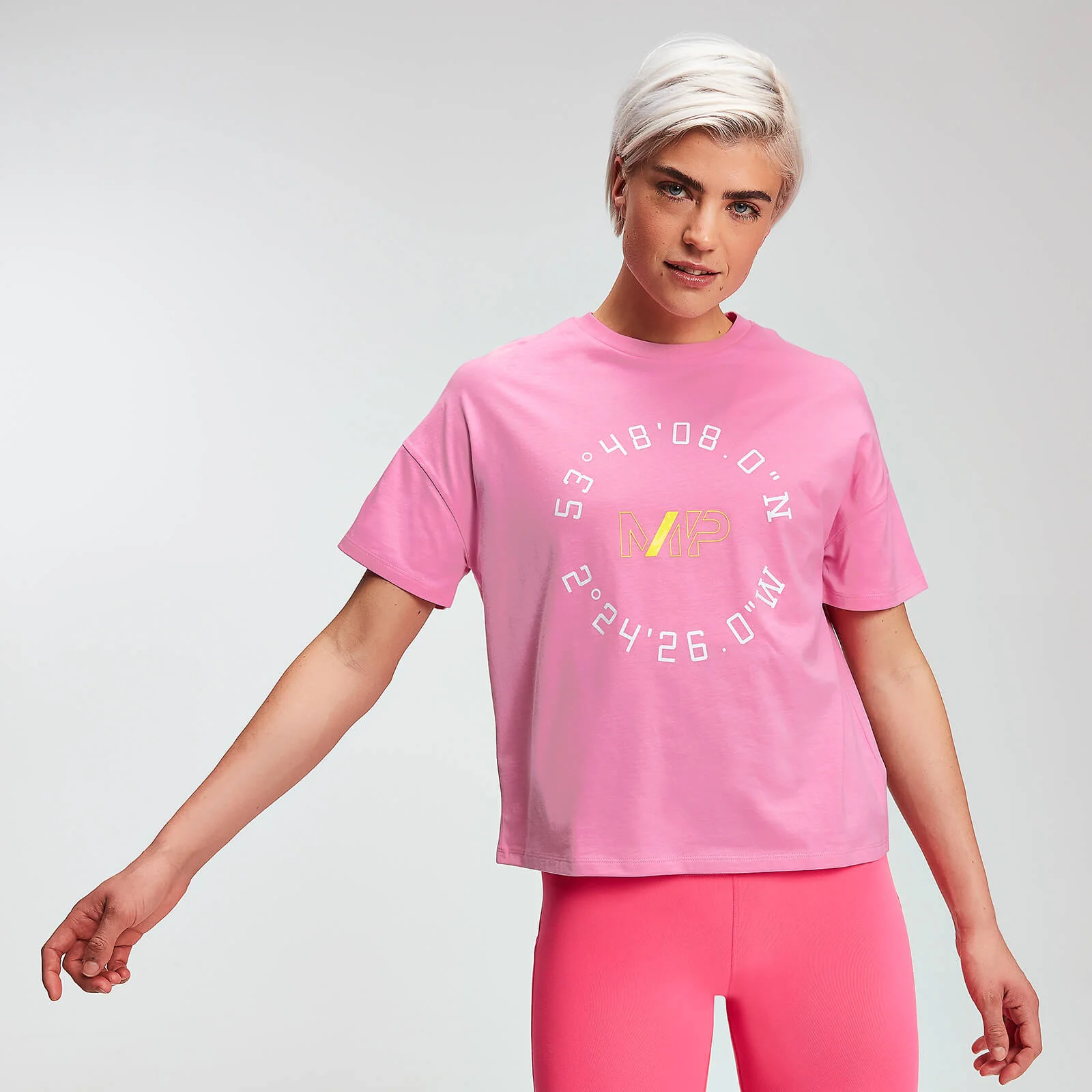 T-shirt graphique pour femme Power Myprotein - Noir - XSImage1