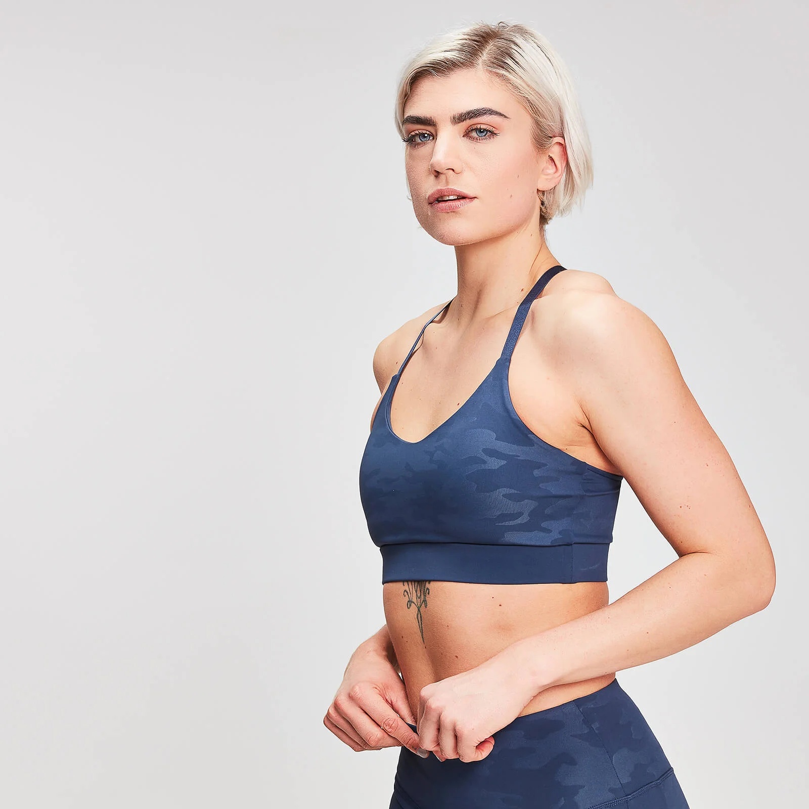 Brassière de sport MP Camo - Bleu Foncé - XSImage1