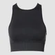 Brassière sans coutures délavée – Noir