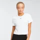 T-shirt crop MP Essentials pour femmes – Blanc