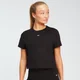 T-shirt crop MP Essentials pour femmes – Noir