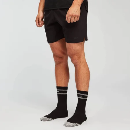 Chaussettes de tennis réfléchissantes MP – Noir