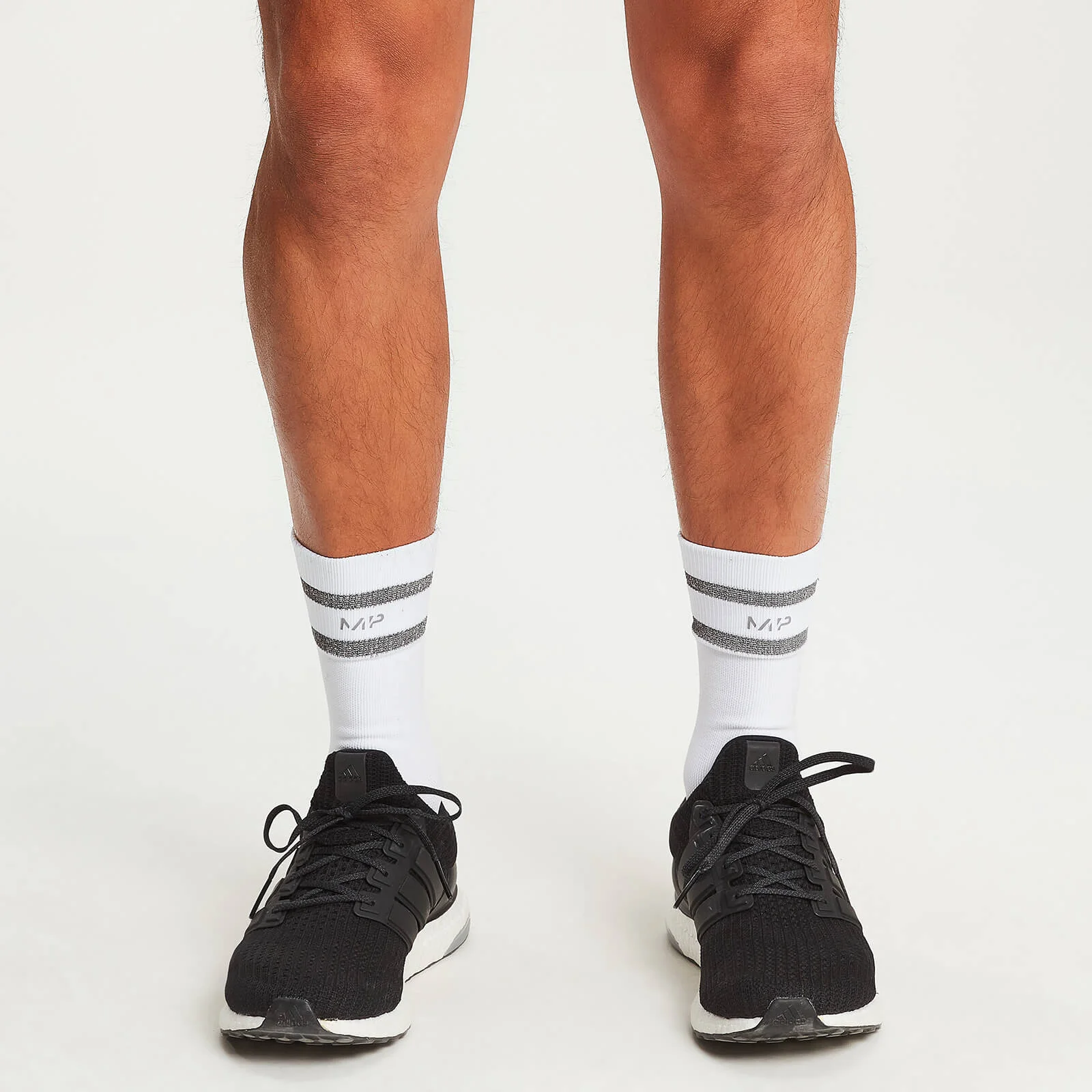 MP Reflective Crew Socks - White - UK 6-8Image1
