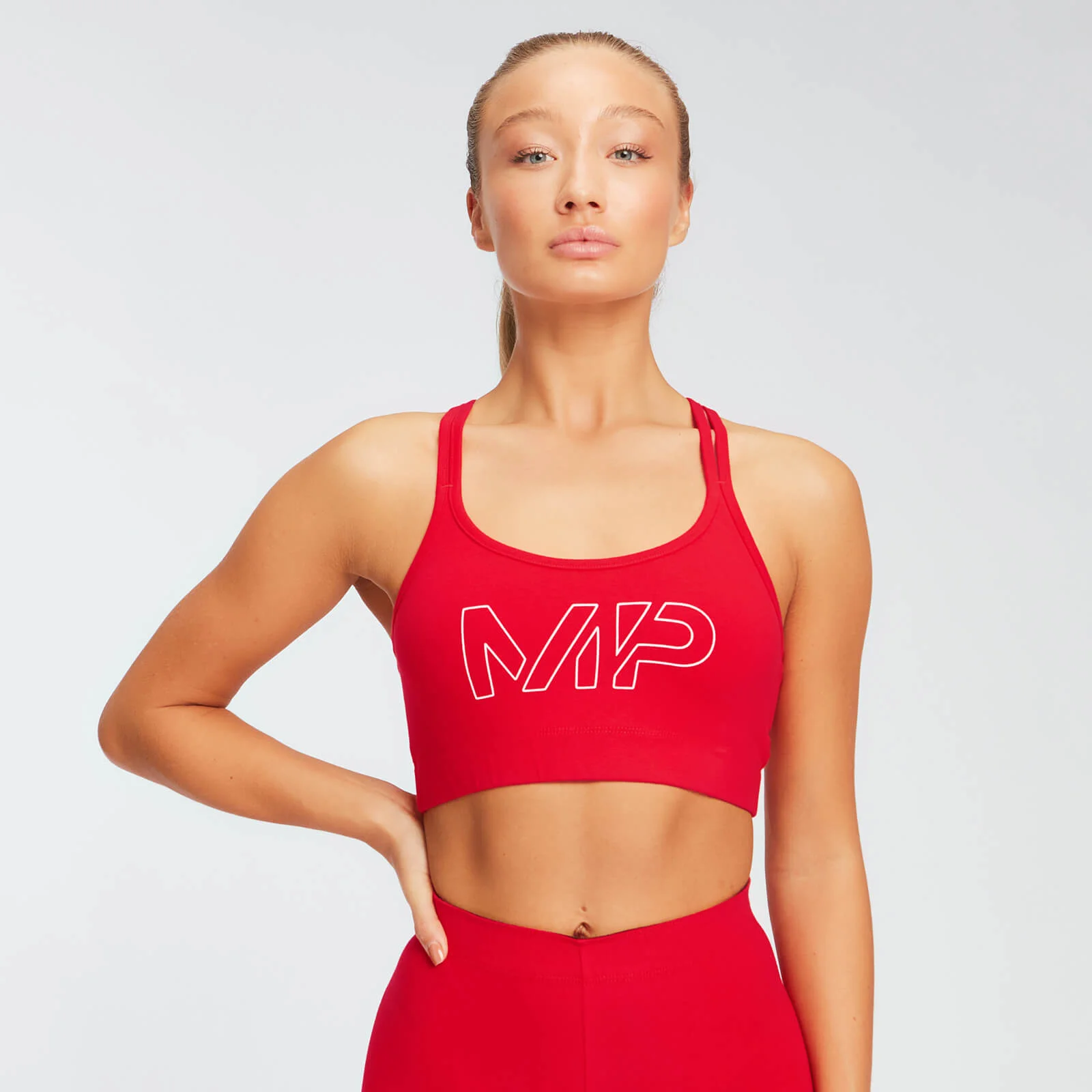 Brassière en jersey MP - Rouge - XSImage1