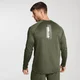 Haut D'entraînement A Manches Longues Imprimé MP Pour Homme - Vert Armée