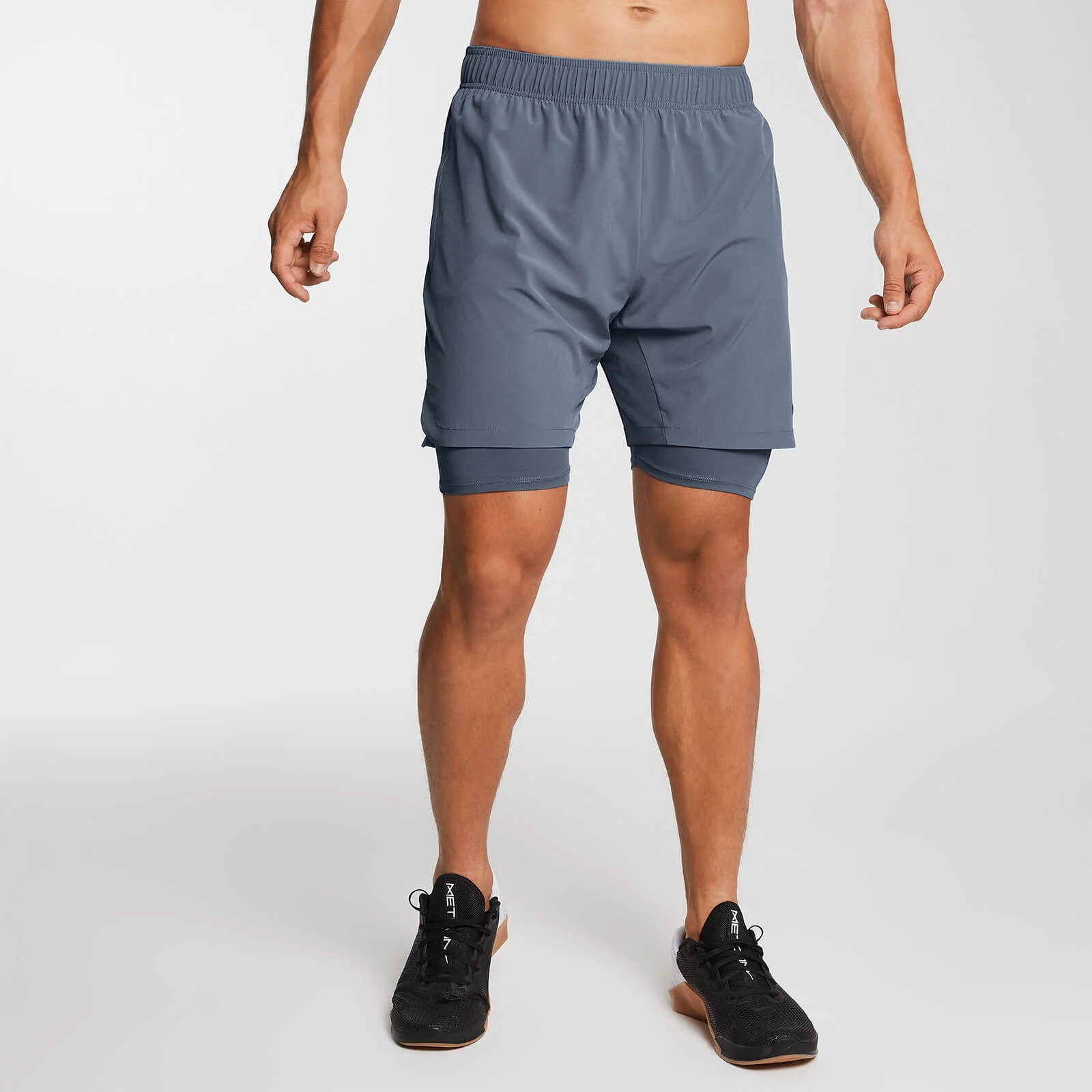 Short d'entraînement 2-en-1 tissé Essential – Bleu foncé - XSImage1