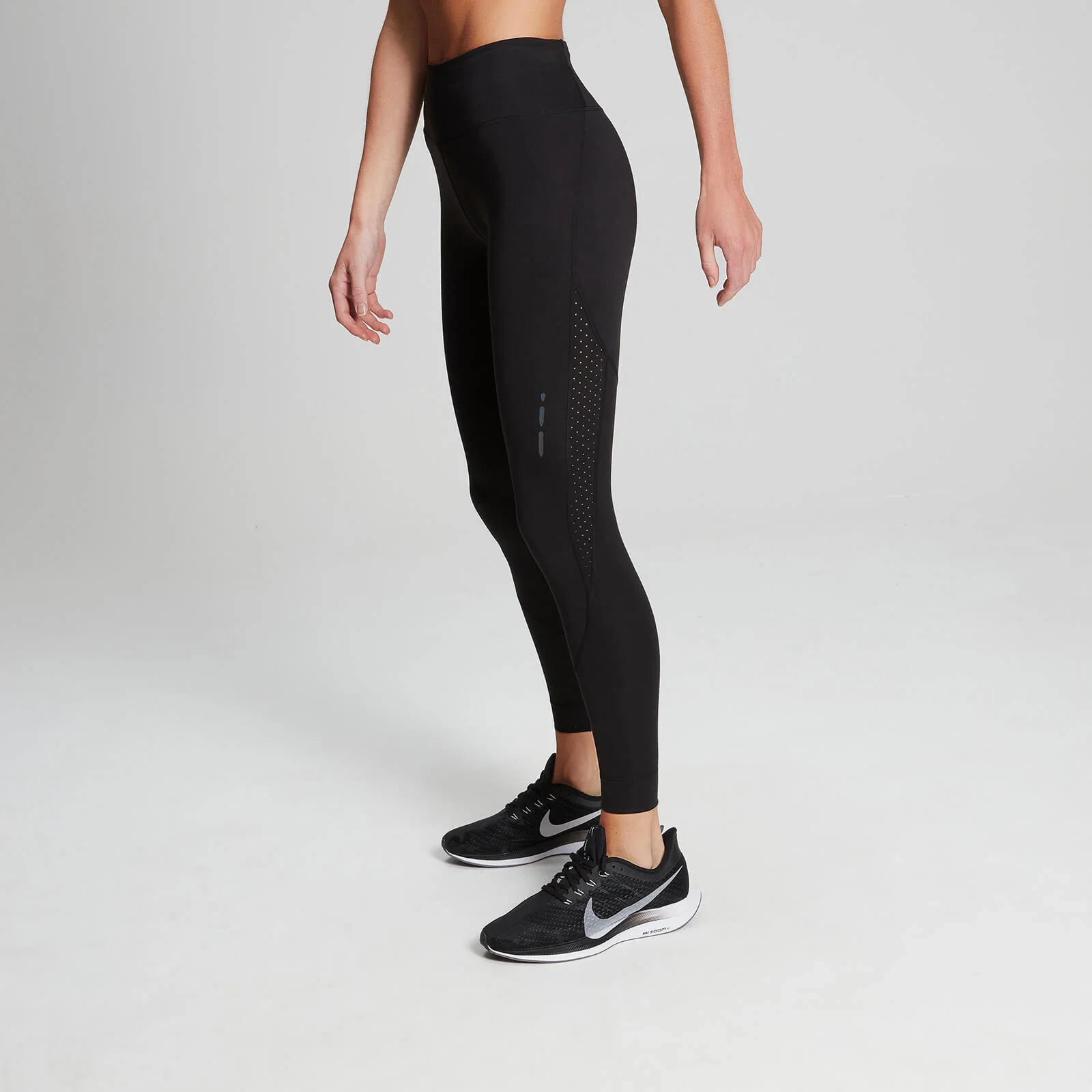 Legging Power Ultra – Noir/Rouge danger - XSImage1