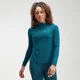 Haut à fermeture éclair ¼ MP Performance pour femmes – Bleu sarcelle