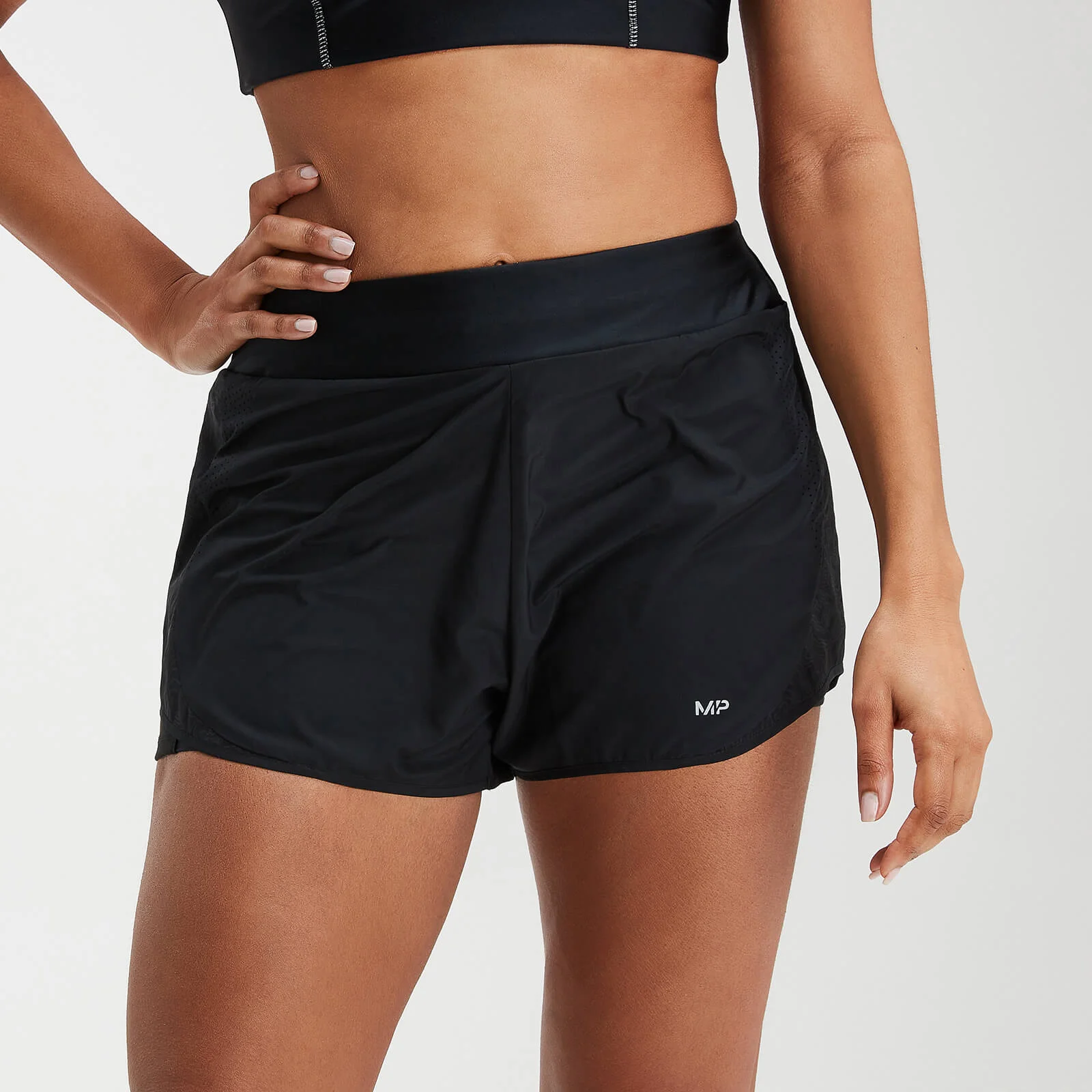 Short double couche MP Velocity pour femmes – Noir - XXSImage1