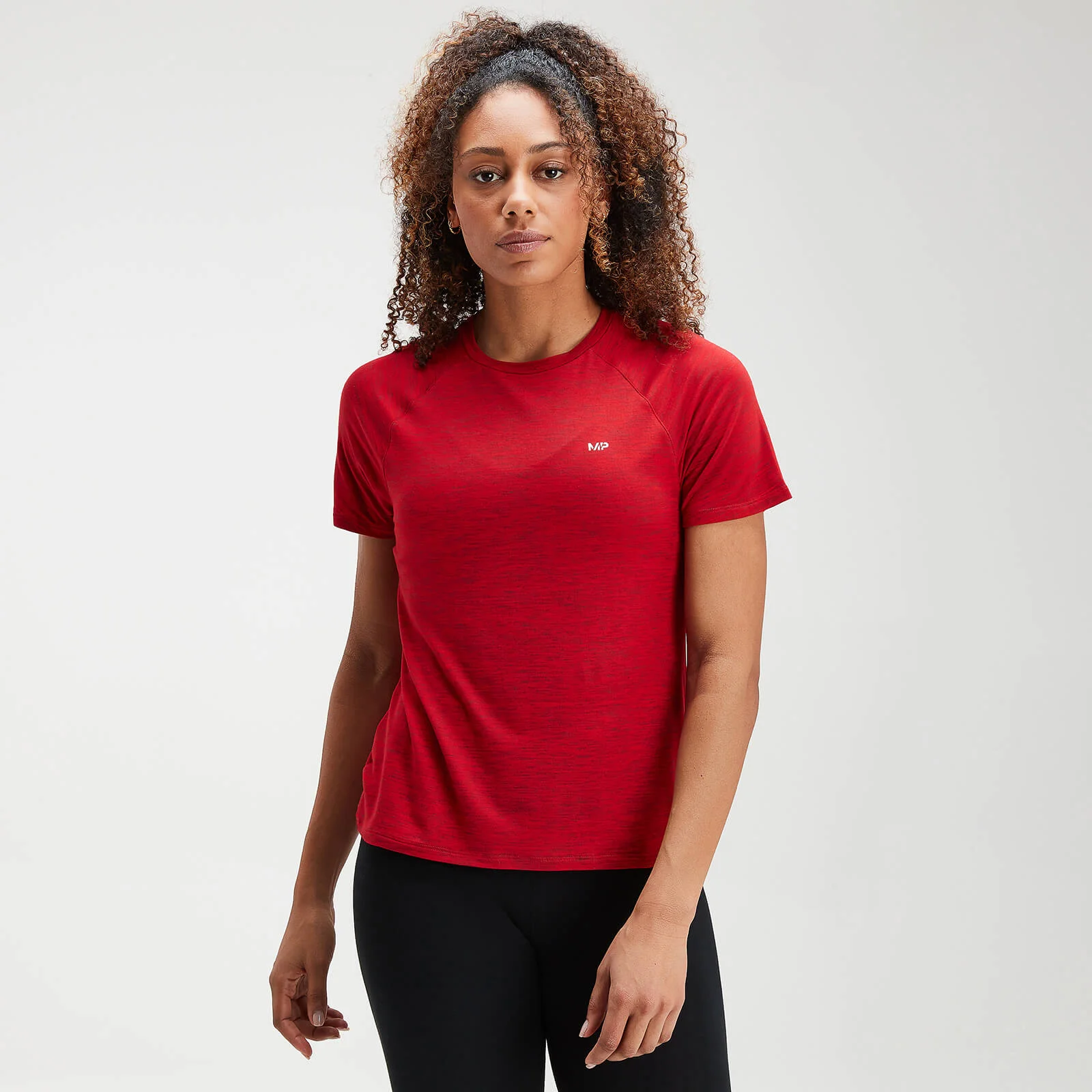 T-shirt d’entraînement MP Performance pour femmes – Rouge danger chiné - XXSImage1