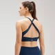 Brassière de sport à dos croisé MP Power pour femmes – Bleu foncé