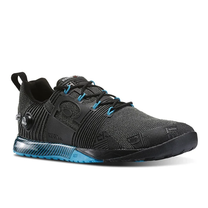 Basket Crossfit Nano Pump Fusion Reebok, Noir/Bleu