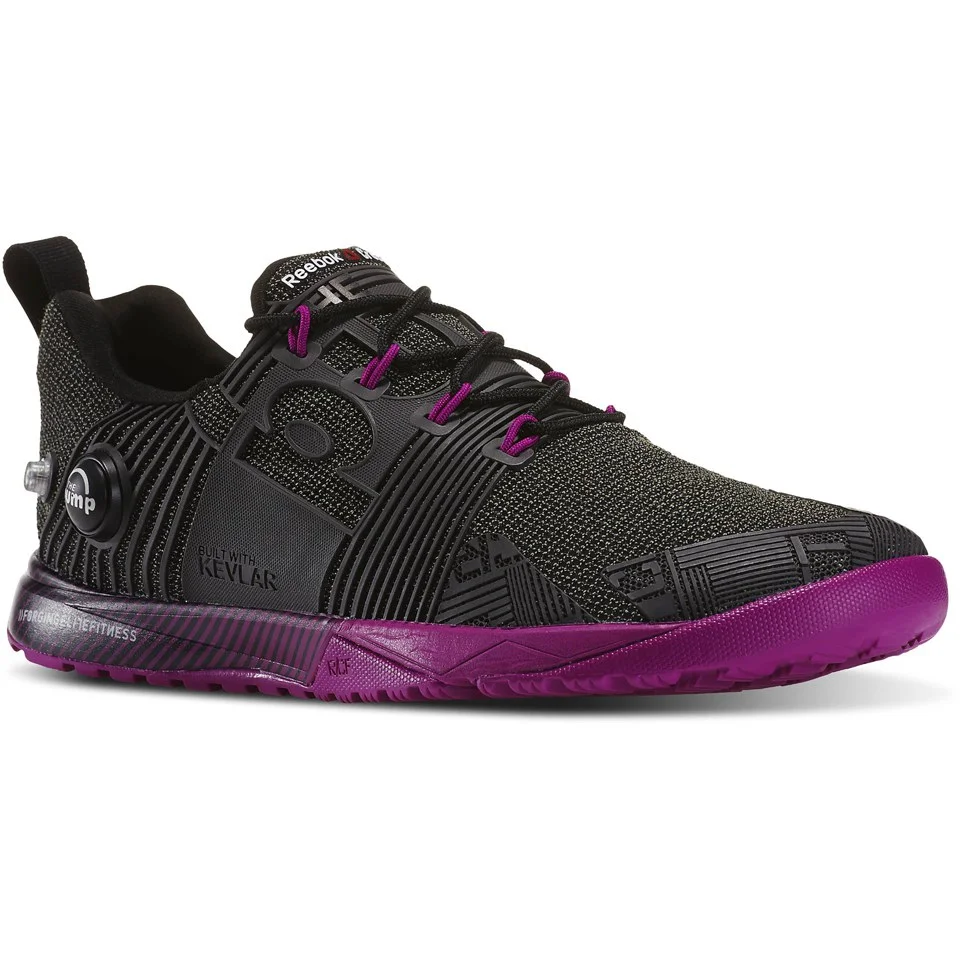 Reebok Women's CrossFit Nano Pump Fusion Trainers - Black/PurpleImage1
