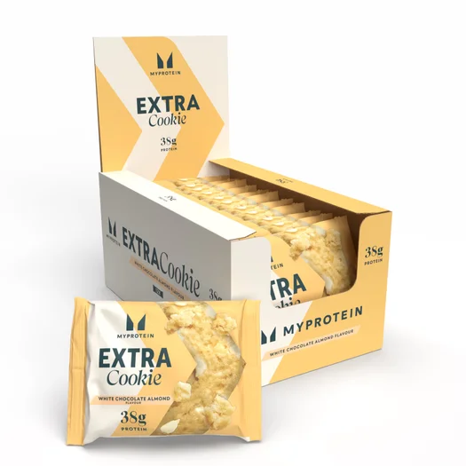 Cookie Protéiné - 12 x 75g - Chocolat blanc aux amandes