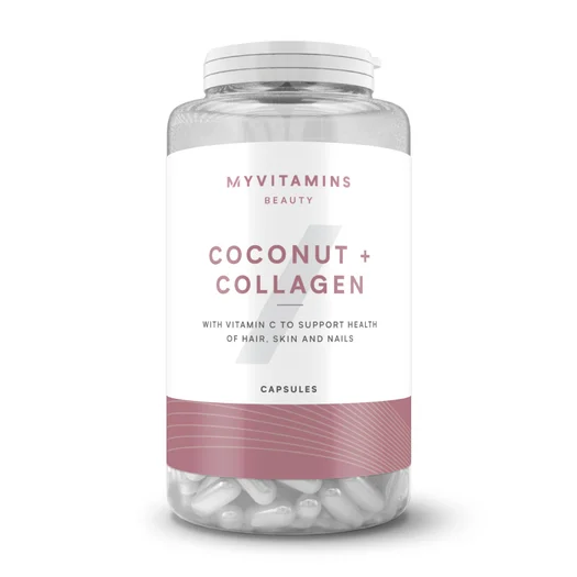 Gélules d’huile de noix de coco et de collagène - 180 CAPSULES - 90portions