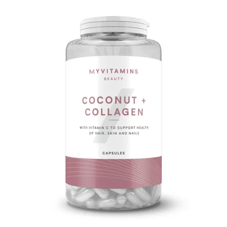Gélules d’huile de noix de coco et de collagène - 180 CAPSULES - 90portions