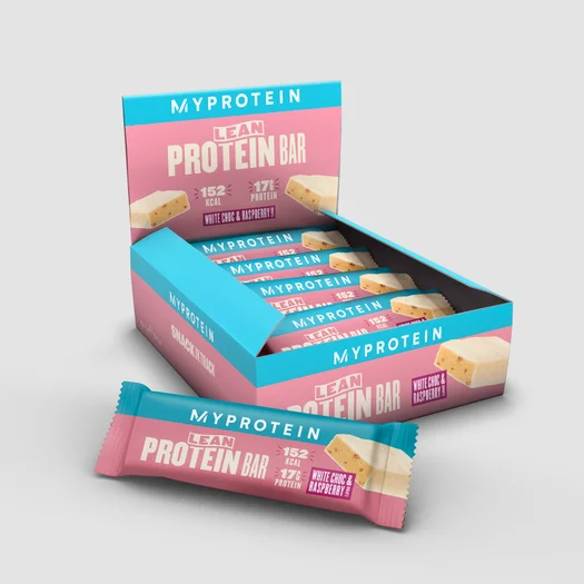 Barre protéinée allégée - 12 x 45g - White Chocolate and Raspberry
