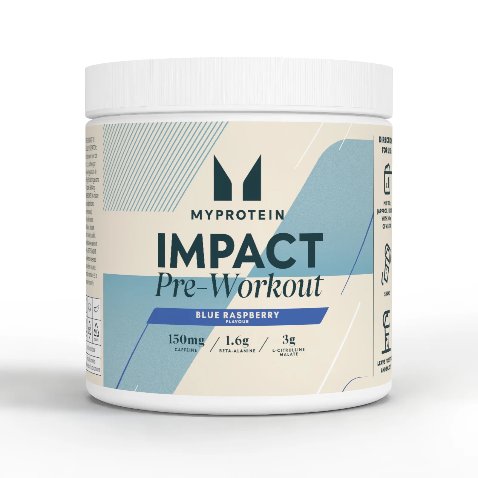 Mélange Pre-Workout - 500G - 43portions - Framboise BleueImage1