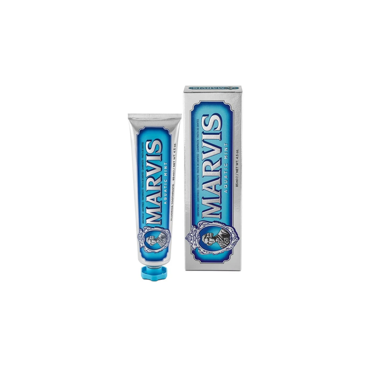 Dentifrice Marvis 85 ml – Aquatic Mint (menthe aquatique)Image1