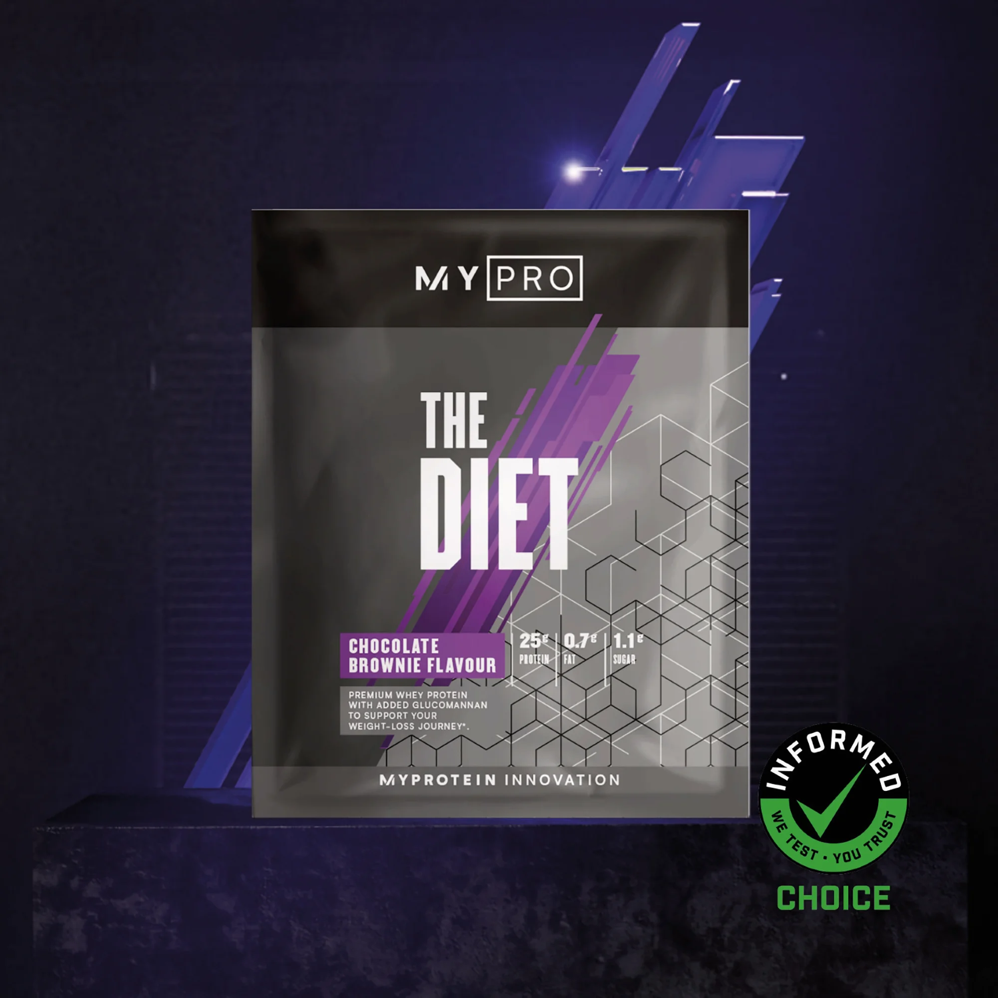 THE Diet (Énchantillon) - 34g - Chocolat BrownieImage1