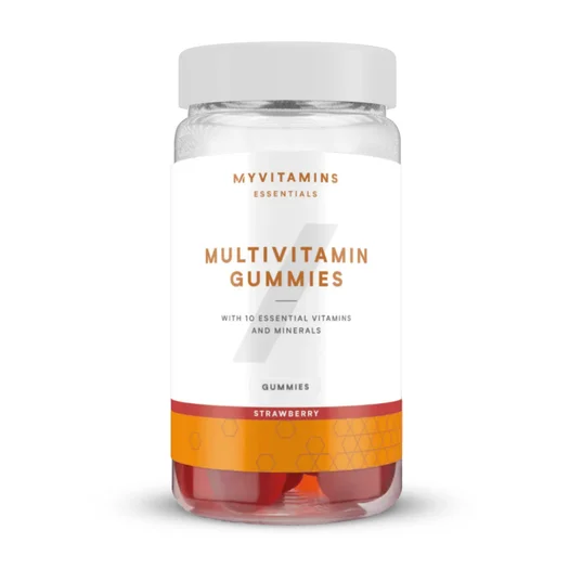 Gummies Multivitaminés - Fraise - 60gommes à mâcher - Fraise