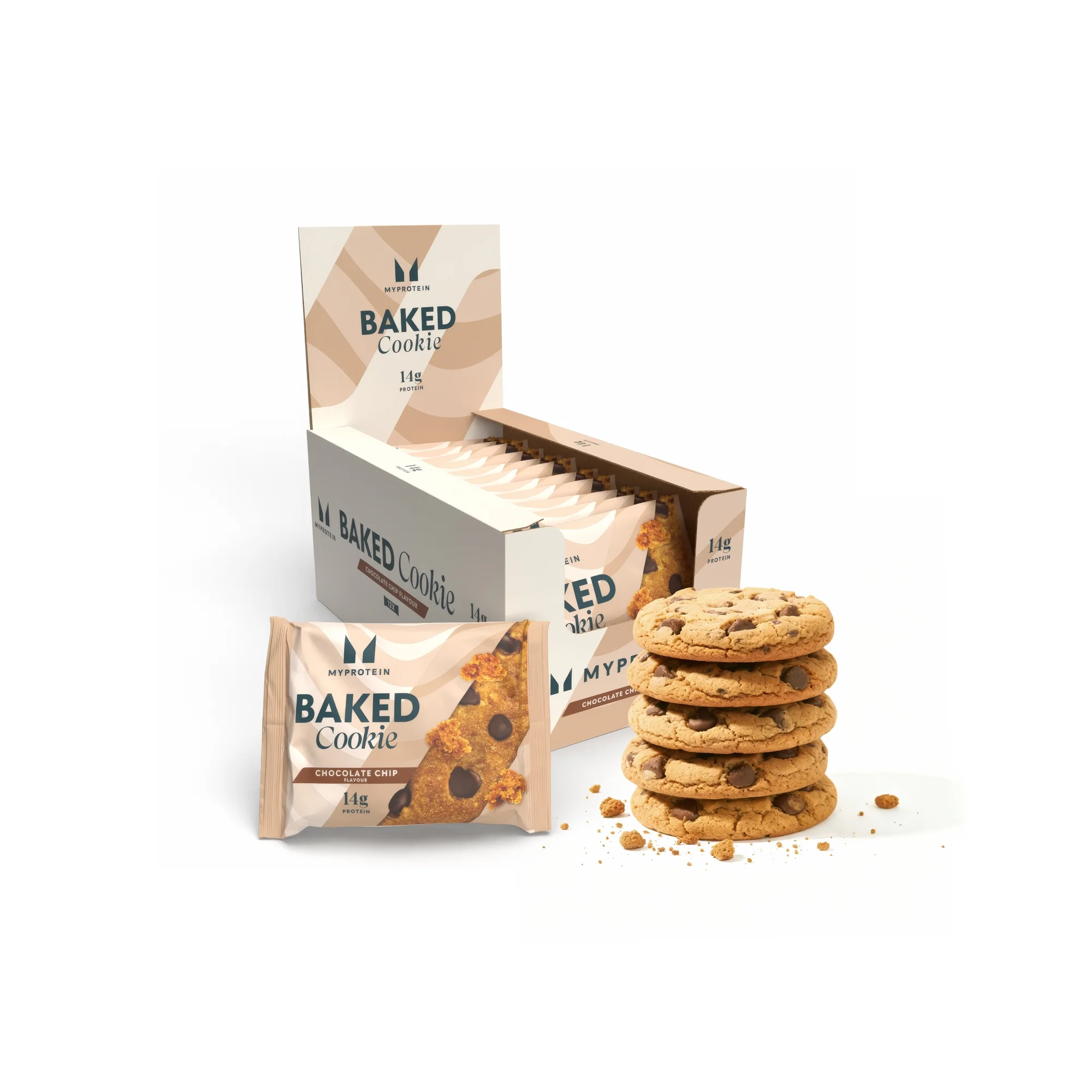 Cookies Protéinés Moelleux - 12 x 75g - Milk Chocolate ChipImage1