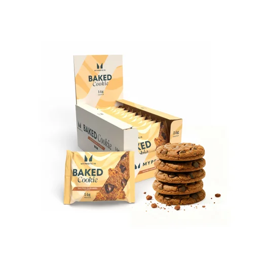 Cookies Protéinés Moelleux - 12 x 75g - Nouveau - Caramel salé