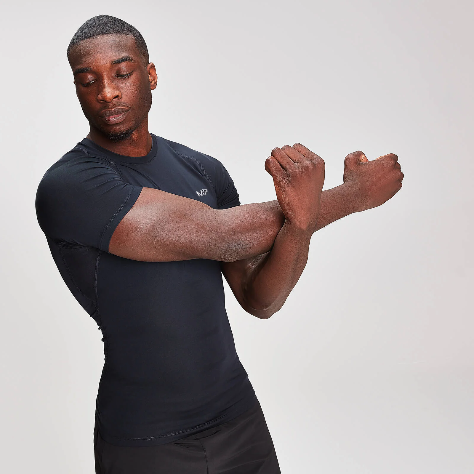 T-shirt à manches courtes base MP pour hommes – Noir - XSImage1