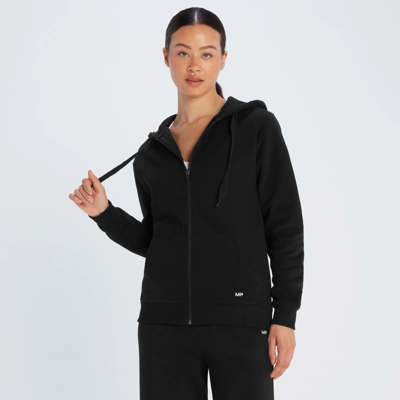 Sweat à capuche zippé MP Essentials pour femmes – Noir - XSImage1