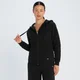 Sweat à capuche zippé MP Essentials pour femmes – Noir