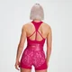 Brassière de sport texturée MP Adapt pour femmes – Rose vif