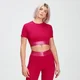 Crop top texturé MP Adapt pour femmes – Rose vif