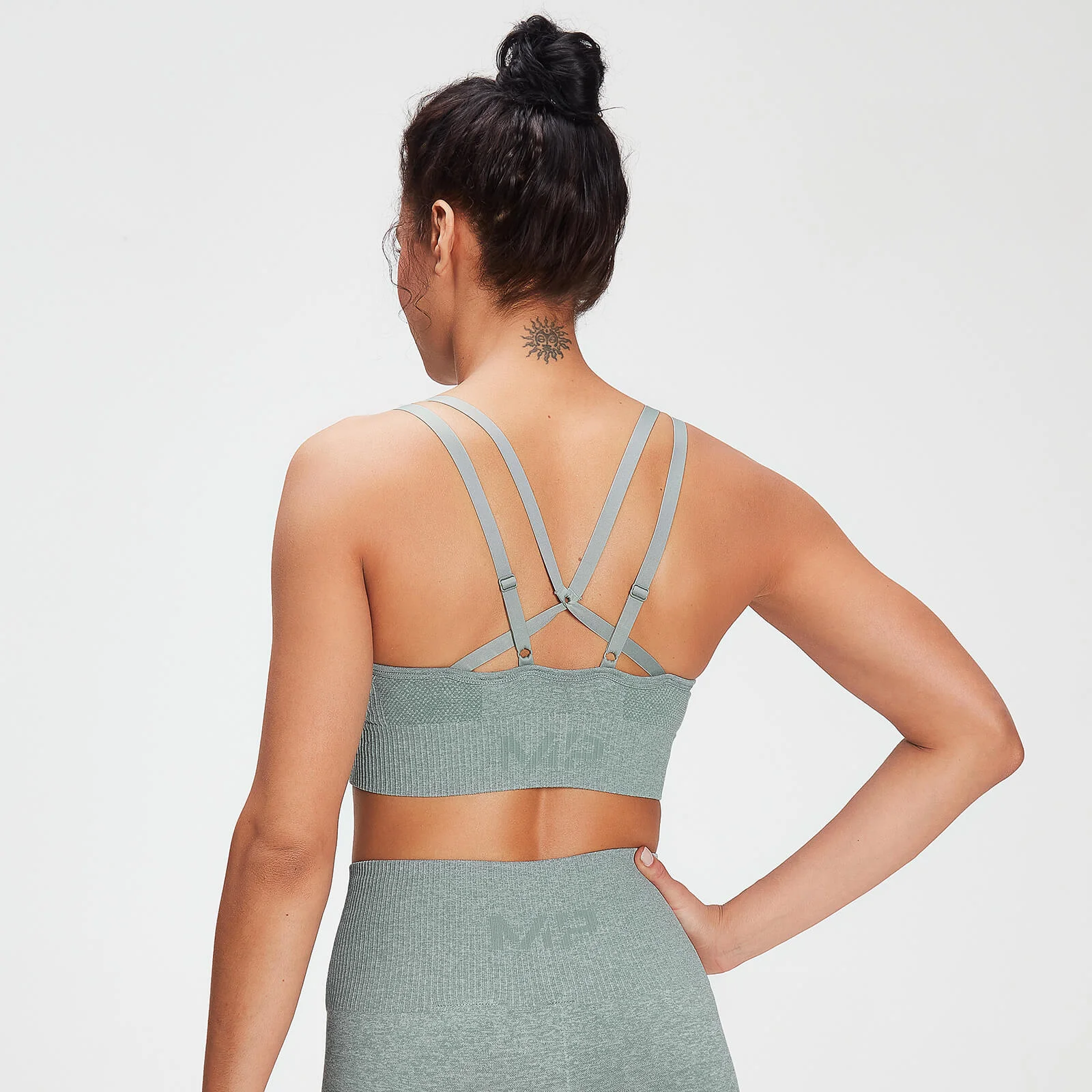 MP Women's Training Seamless Bra - Washed Green - XXSImage1