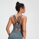 Brassière d’entraînement sans coutures pour femmes – Bleu sarcelle