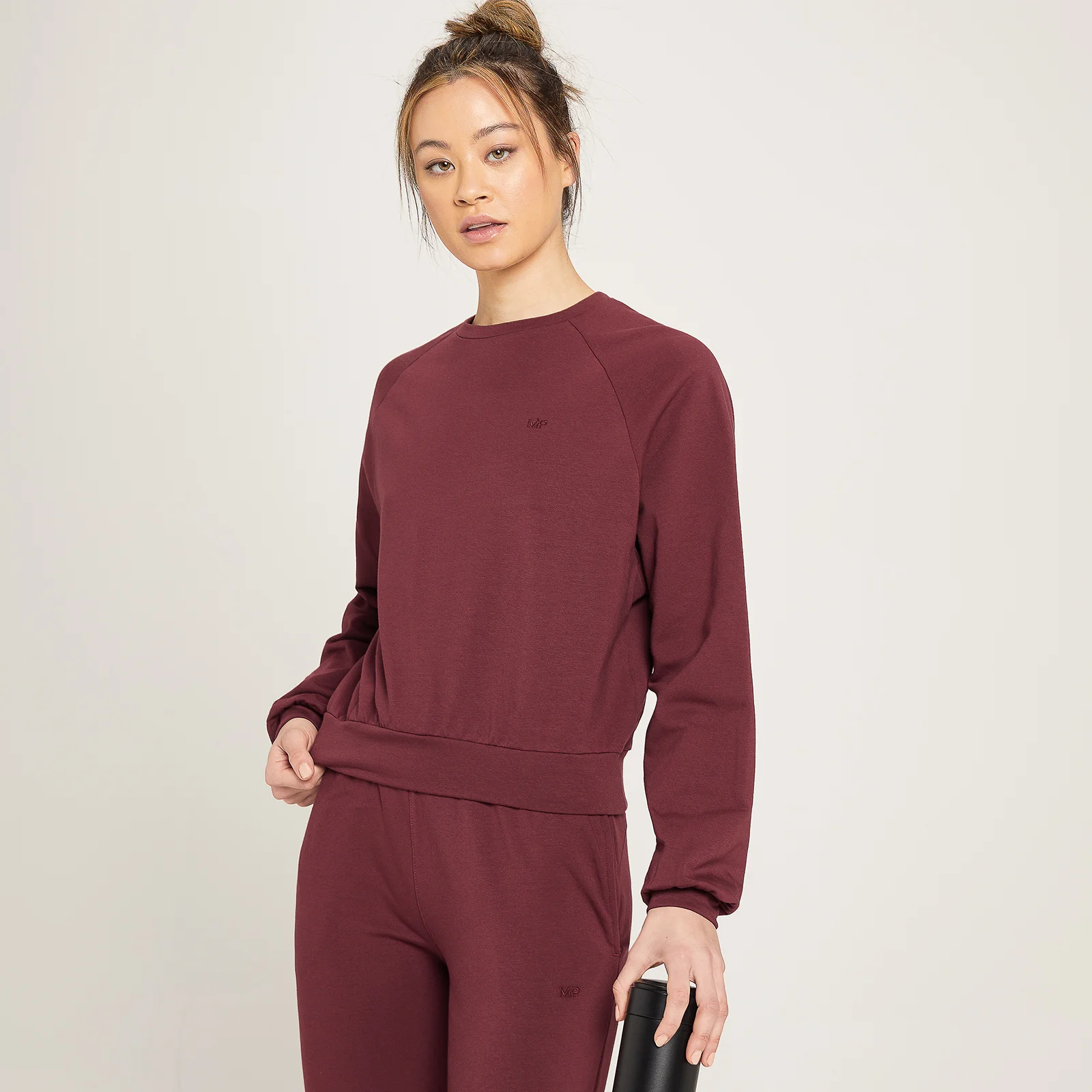 MP Women's Composure Sweatshirt- Washed Oxblood - XXSImage1