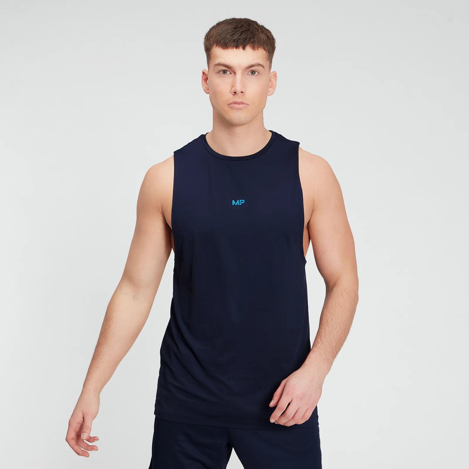 MP Men's Graphic Training Tank - Navy - XXSImage1