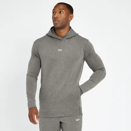 Sweat à capuche MP Engage en édition limitée pour hommes – Gris foncé chiné