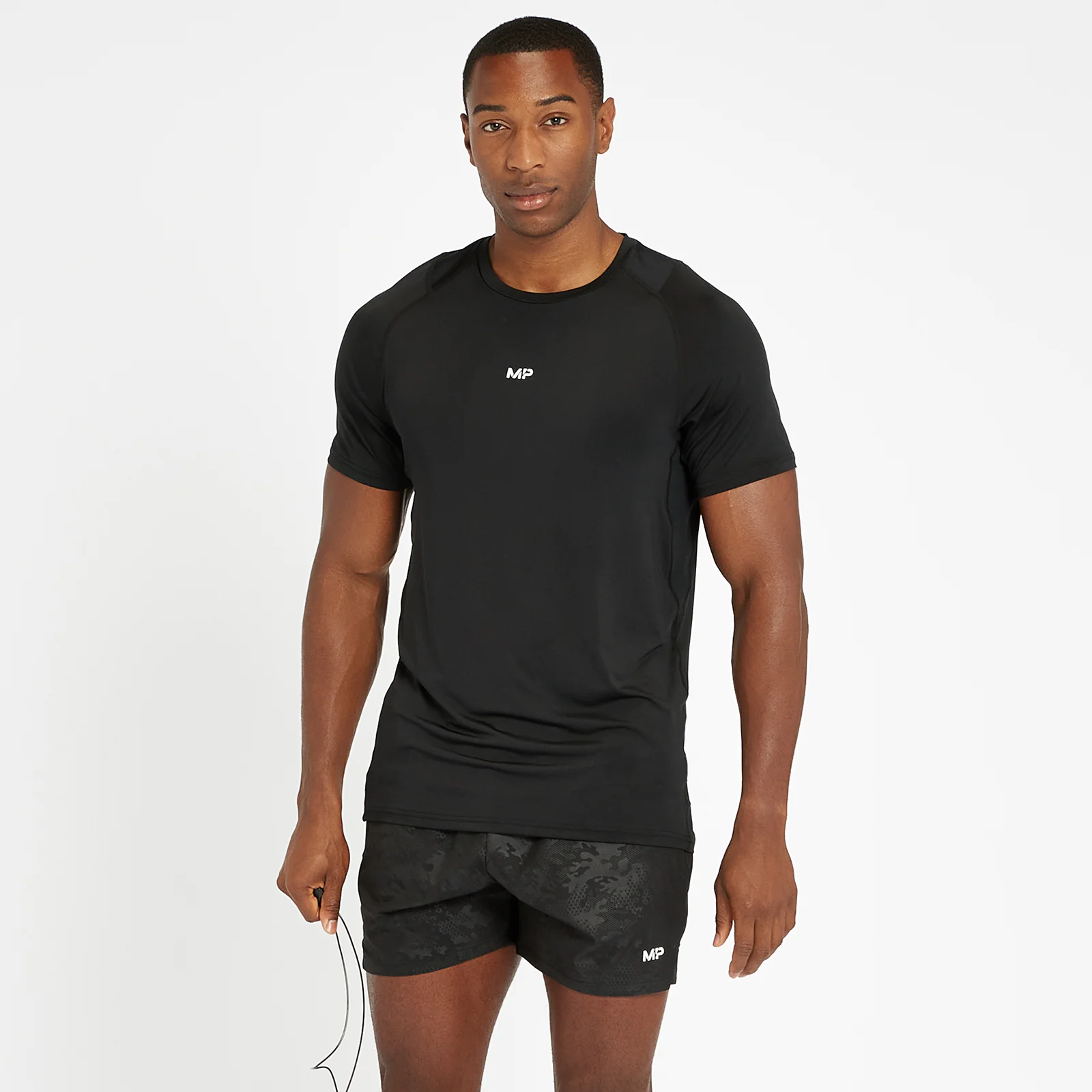 T-shirt à manches courtes MP Engage pour hommes – Noir - XXSImage1