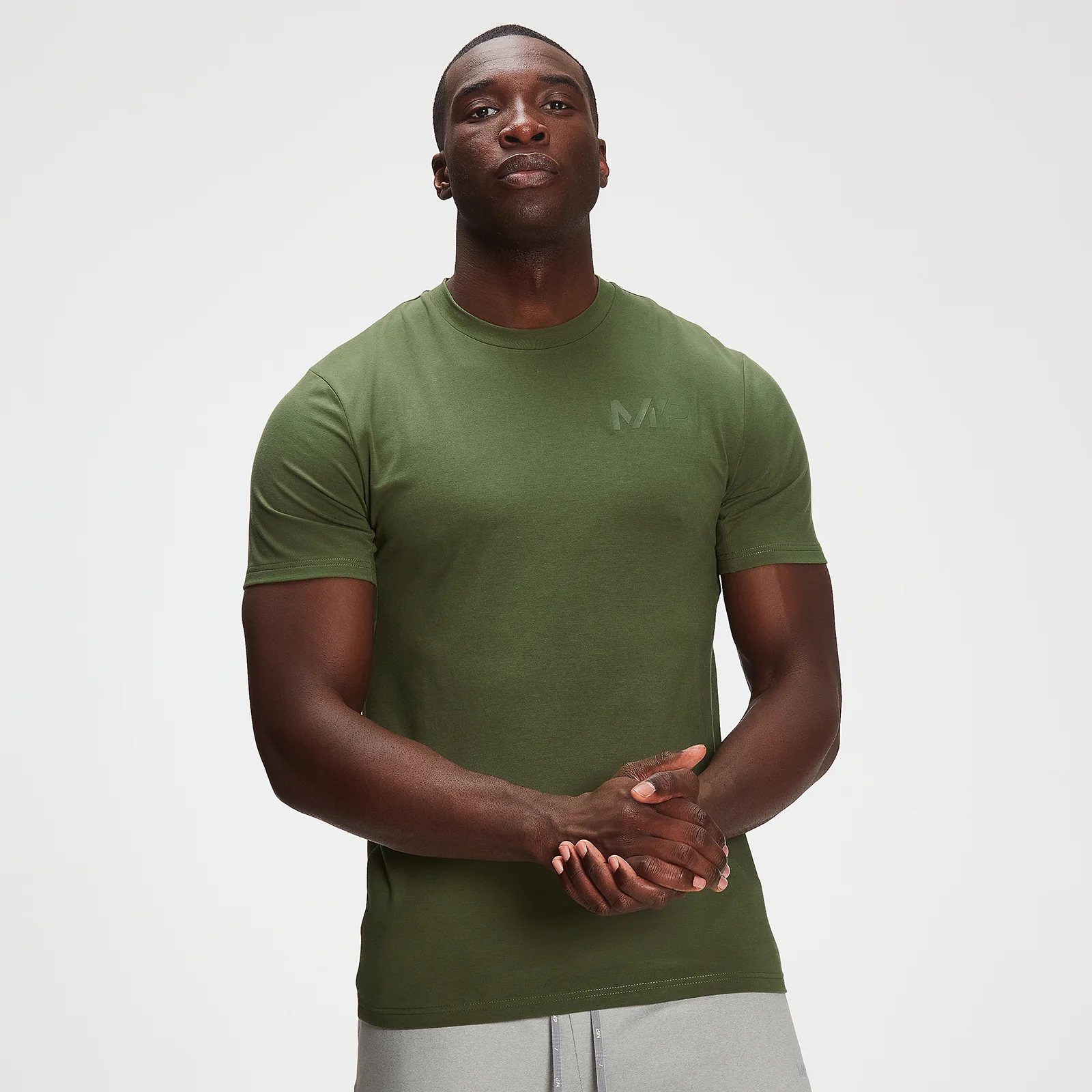 T-shirt à imprimé camouflage ton sur ton MP Adapt drirelease® pour hommes – Vert feuille - XXSImage1