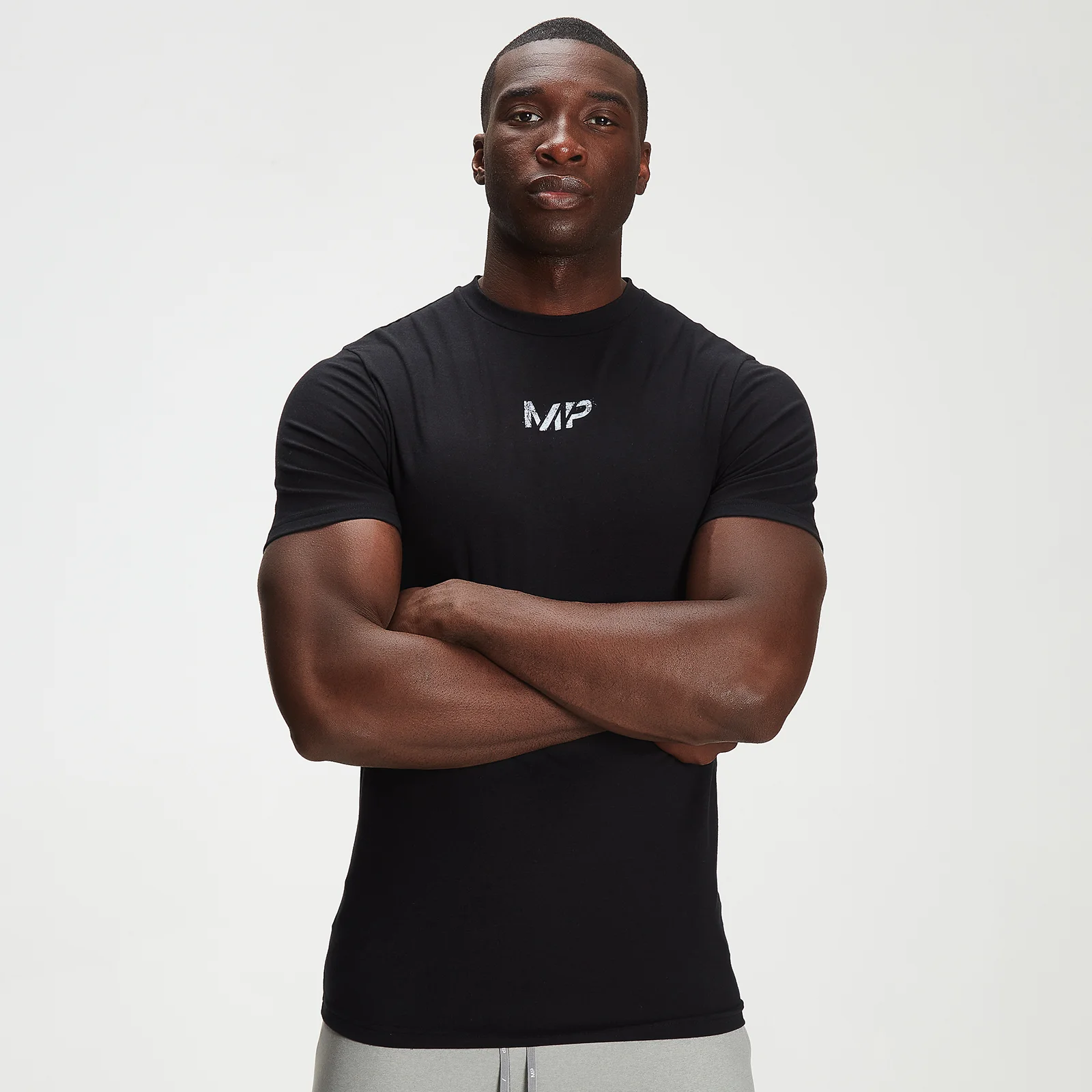 T-shirt à imprimé effet éclaboussures MP Adapt drirelease® pour hommes – Noir - XXSImage1