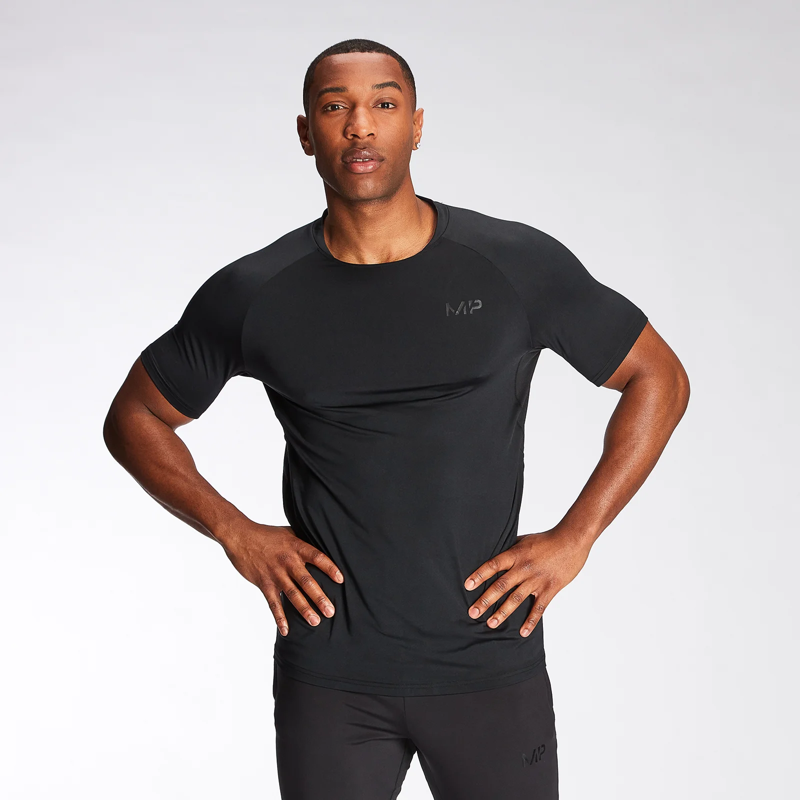 MP Men's Agility Short Sleeve T-Shirt - Black - XXSImage1