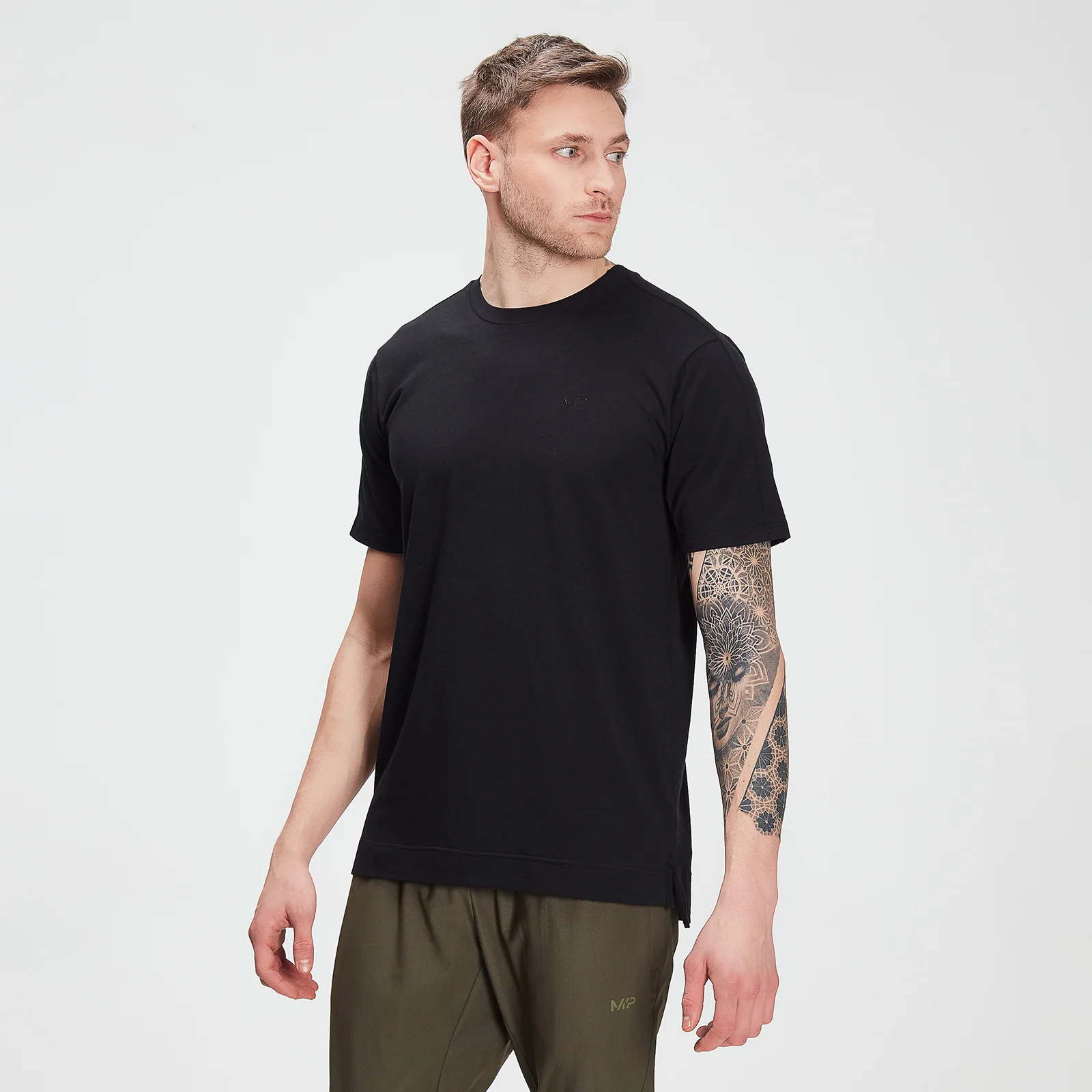 T-shirt d’entraînement à manches courtes drirelease® MP pour hommes – Noir - XXSImage1