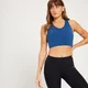 Brassière de sport longue MP Power pour femmes – Bleu foncé